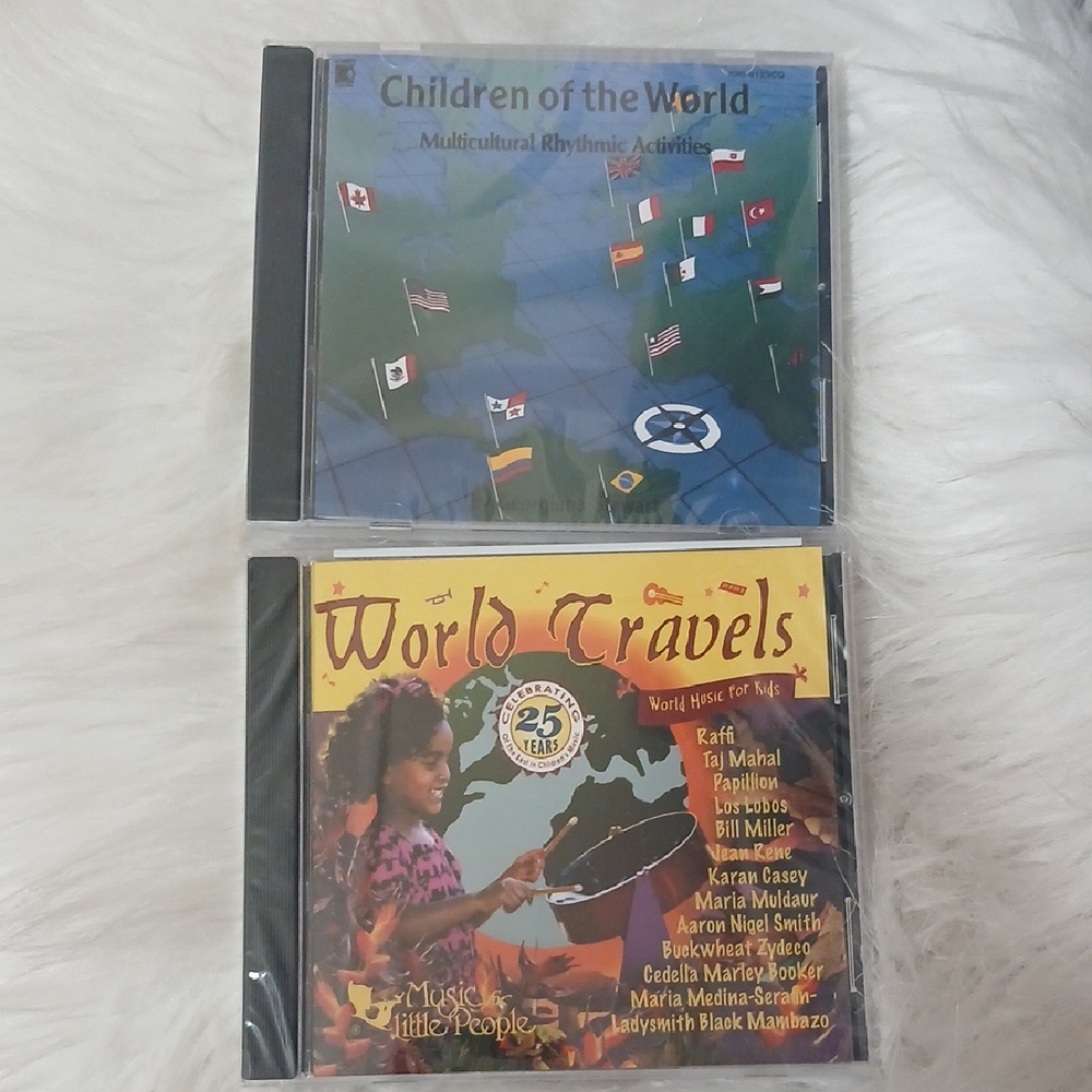 Children Of The World & World Travels Music CD for Kids